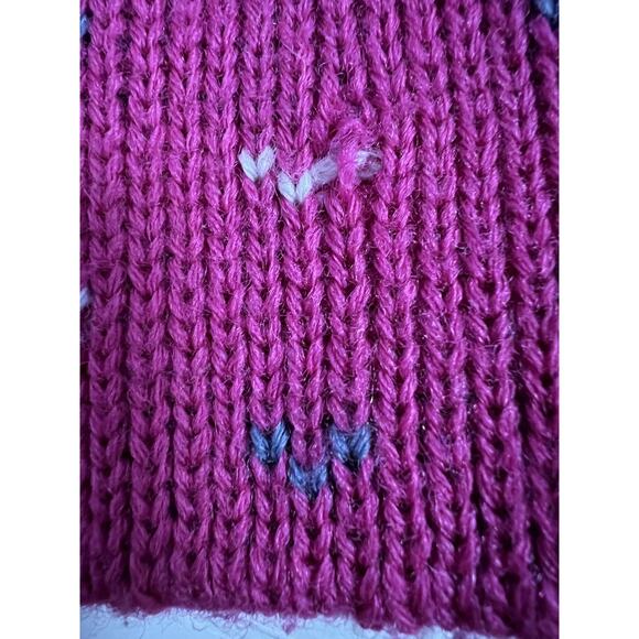 Vintage Wigwam Hat Beanie Pink Wool Knit Made USA Winter Ski Womens 80s USA - Picture 12 of 12